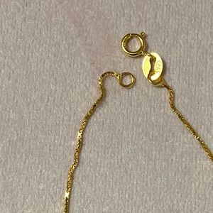 18k gold plated chain 18inch long